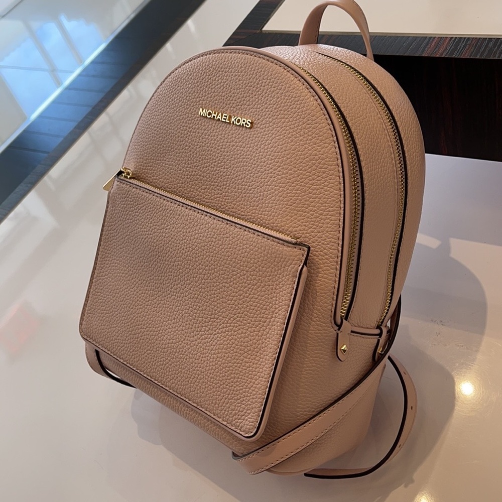 Michael Kors Adina MD Backpack Leather - Picture 8 of 13